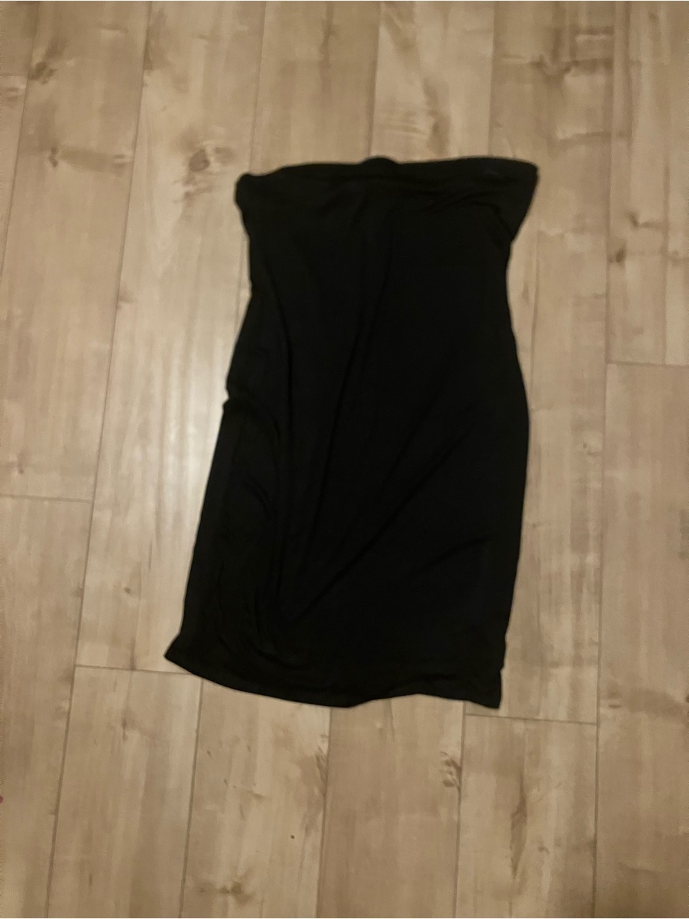Charlotte Russe Black Strapless Tube Dress